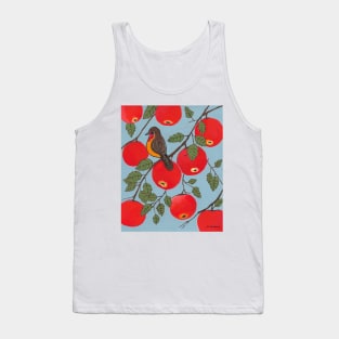 APPLE Tree Bird Artwork Tank Top